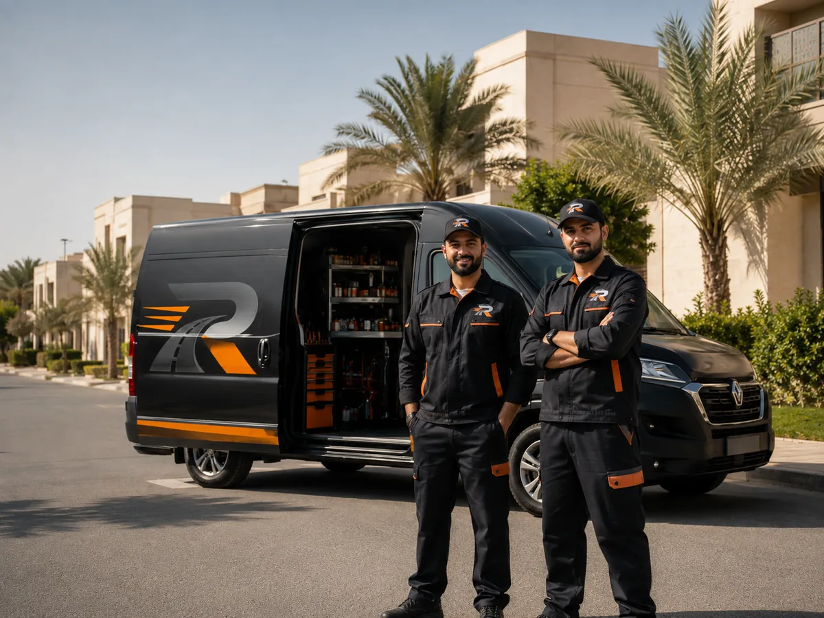 فريق ريفو كار لخدمات السيارات المتنقلة في شمال الرياض